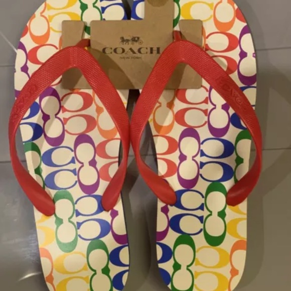 coach pride slippers